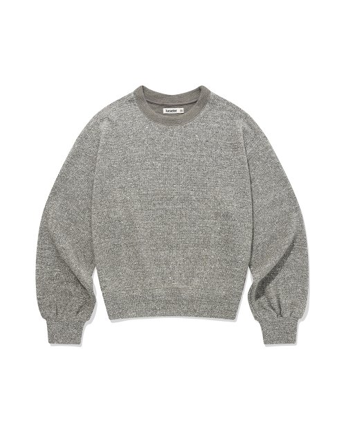 Intarsia wool blended knit / Gray세니틴크